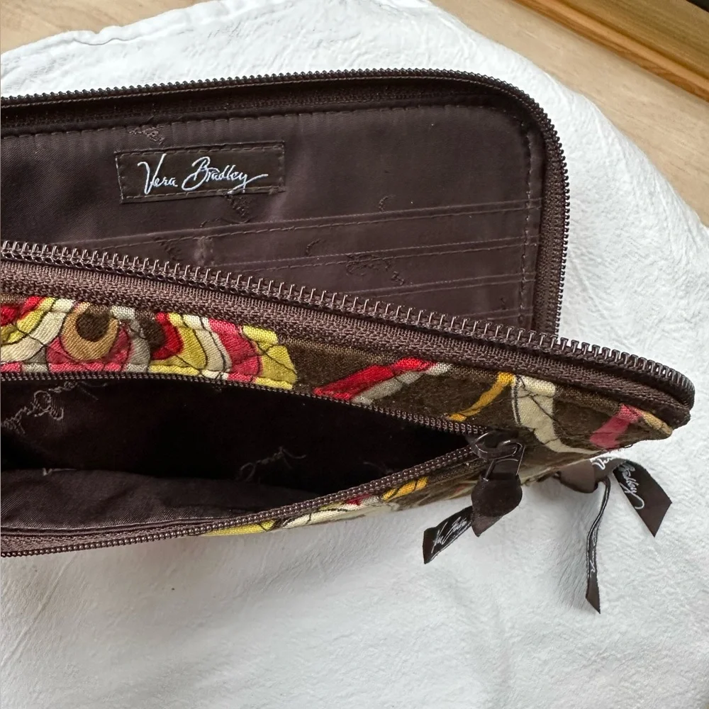 Vera Bradley Puccini Zip-Around Wallet Vintage Circa 2008 - Picture 7 of 10